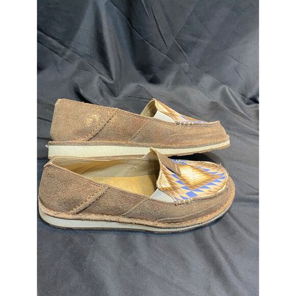 Ariat Ladies Blanket Aztec Print Metallic Bronze Slip On Cruiser 10044528 9B - Picture 6 of 6